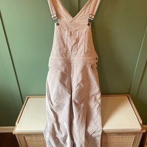 Women's Light grey corduroy Overalls - Classic Casual